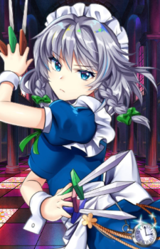 Izayoi Sakuya — Touhou card artwork