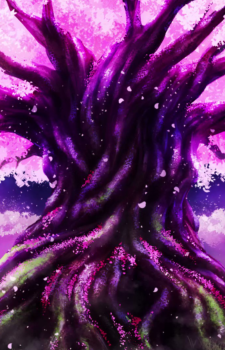 Saigyou Ayakashi — Touhou card artwork