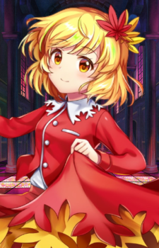 Shizuha Aki — Touhou card artwork