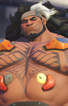 Mauga — Overwatch card artwork