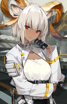 Carnelian — Arknights card artwork