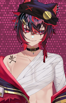 Kuro Kurenai — Vtuber card artwork