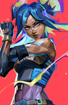 Neon — Valorant card artwork