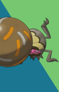 Rellor — Pokemon card artwork