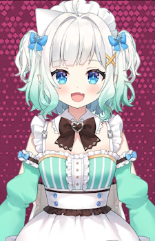 Mint Fantome — Vtuber card artwork