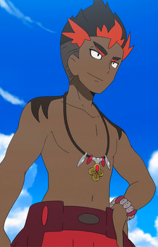Kiawe — Pokemon Characters card artwork