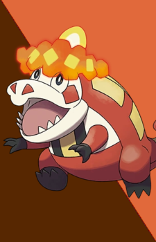 Crocalor — Pokemon card artwork
