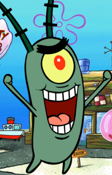 Sheldon J. Plankton — SpongeBob SquarePants card artwork