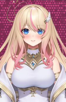 Hestia Happiness — Vtuber card artwork