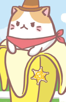 Sheriff Bananya — Bananya card artwork