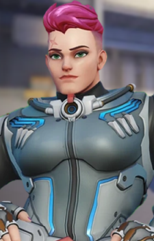 Zarya — Overwatch card artwork