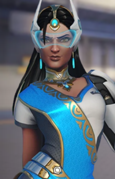 Symmetra — Overwatch card artwork
