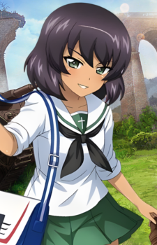 Keiko Hoshino — Girls und Panzer card artwork