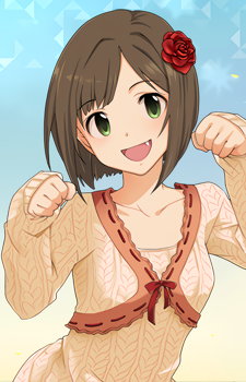 Miku Maekawa — THE iDOLMASTER Series card artwork