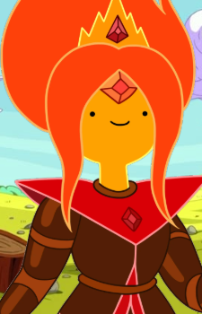 Flame Princess — Adventure Time card artwork
