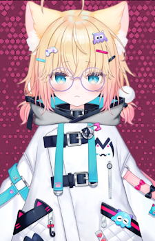 MinikoMew — Vtuber card artwork