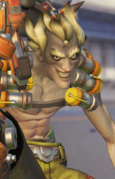 Junkrat — Overwatch card artwork