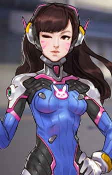 D.Va — Overwatch card artwork