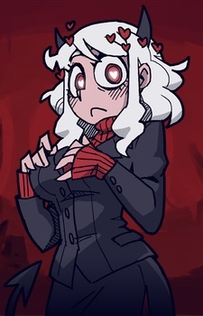 Modeus — Helltaker card artwork