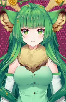Haruka Karibu — Vtuber card artwork