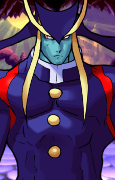 Jedah Dohma — Darkstalkers card artwork