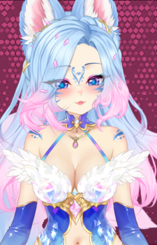 Dani Dawnstar — Vtuber card artwork