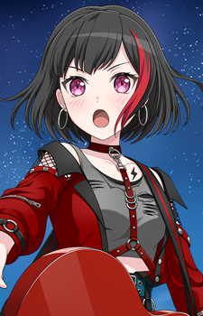 Ran Mitake — BanG Dream card artwork