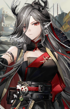 Qiubai — Arknights card artwork