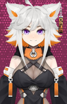 Demenishki — Vtuber card artwork