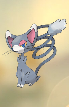 Glameow — Pokemon card artwork