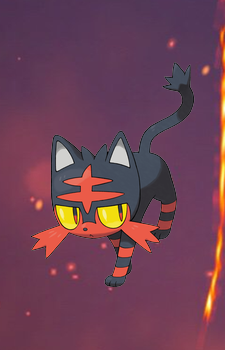 Litten — Pokemon card artwork