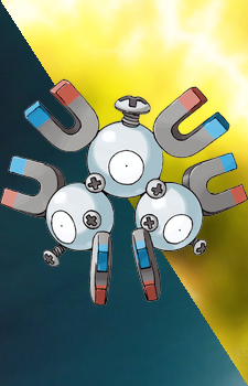 Magneton — Pokemon card artwork