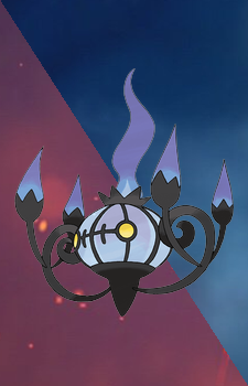 Chandelure — Pokemon card artwork