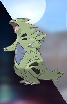 Tyranitar — Pokemon card artwork