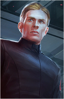 General Hux — Star Wars card artwork