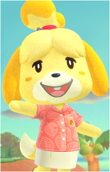 Isabelle — Animal Crossing card artwork