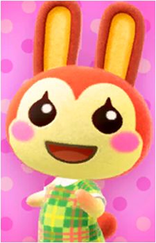 Bunnie — Animal Crossing card artwork
