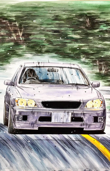 Toyota Altezza — Initial D card artwork