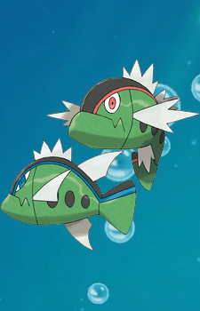 Basculin — Pokemon card artwork