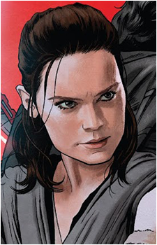 Rey — Star Wars card artwork