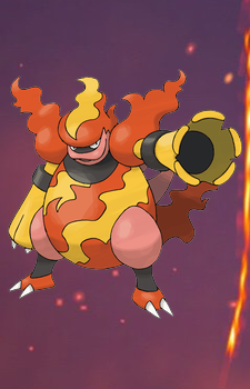 Magmortar — Pokemon card artwork