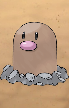 Diglett — Pokemon card artwork