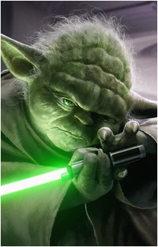 Yoda — Star Wars card artwork