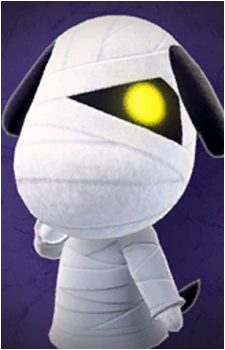 Lucky — Animal Crossing card artwork