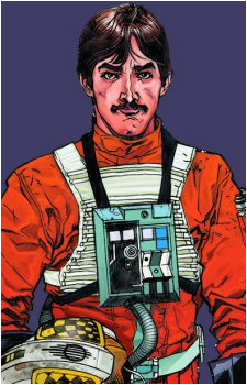 Biggs Darklighter — Star Wars card artwork