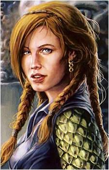 Tenel Ka Djo — Star Wars card artwork