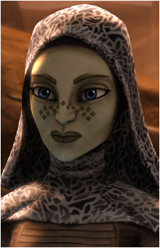 Barriss Offee — Star Wars card artwork