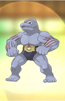 Machoke — Pokemon card artwork