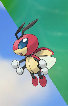 Ledian — Pokemon card artwork