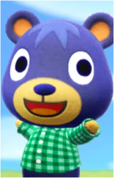 Poncho — Animal Crossing card artwork